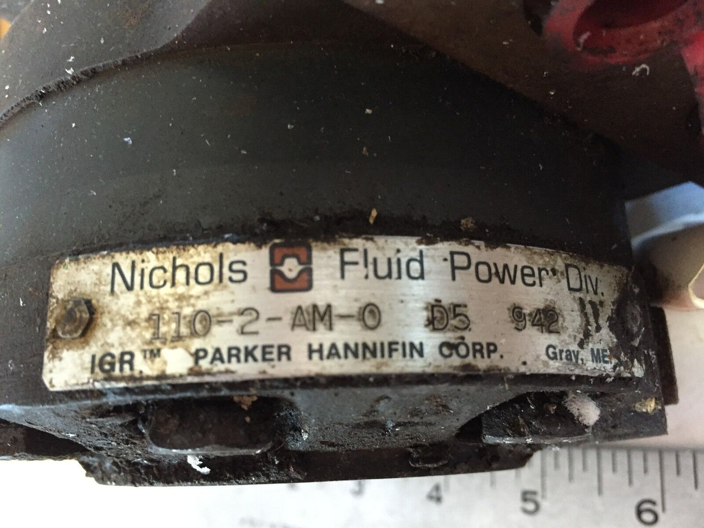 Parker 110-2-Am-0 D5  942 Nichols Fluid Power,Hydraulic Motor Pump,Ap