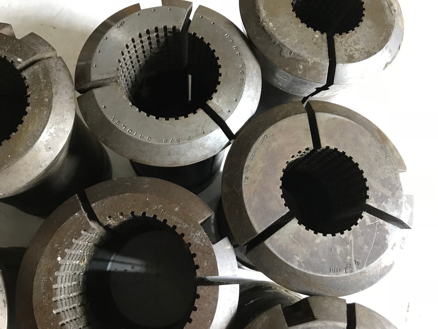 Lot 11 Hardinge 2-5/8" Gridley Round Collet 2-1/8,1-13/16,2-1/4,2 5/8,Aj