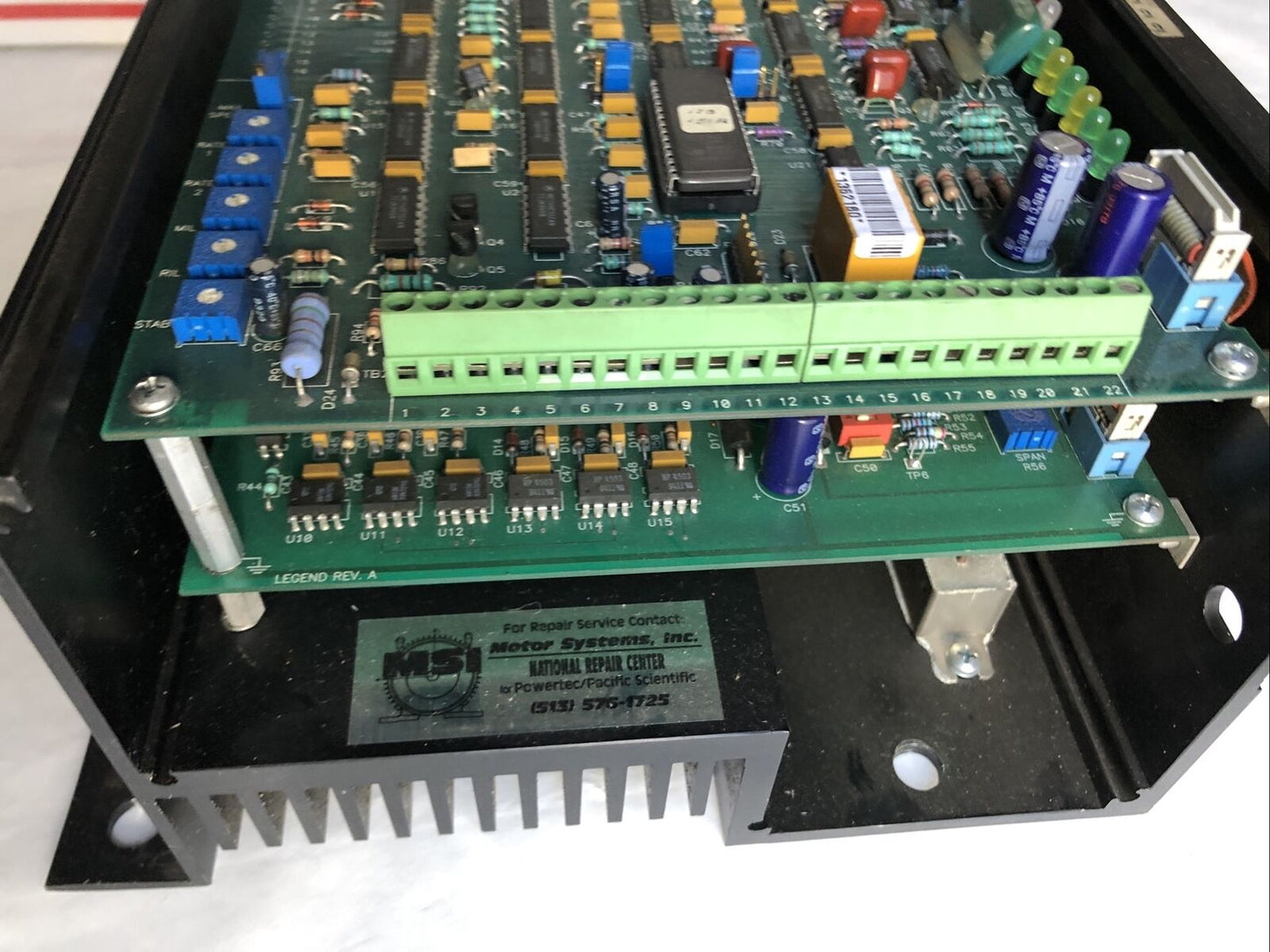 Powertec 4000-170150-003,C0-5-3R2ch000 Controller,4.4 A 1/4-1/2Hp 300 Regen,Fa