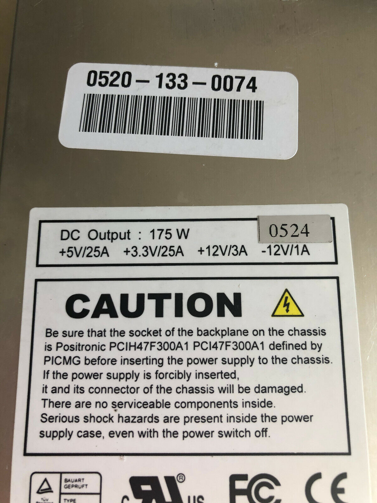 Pickering Cpwr-59102-Ej Power Module 90-264Vac,Pxi Cpwr-59102-Ej,Pwr-59102-Ej,An