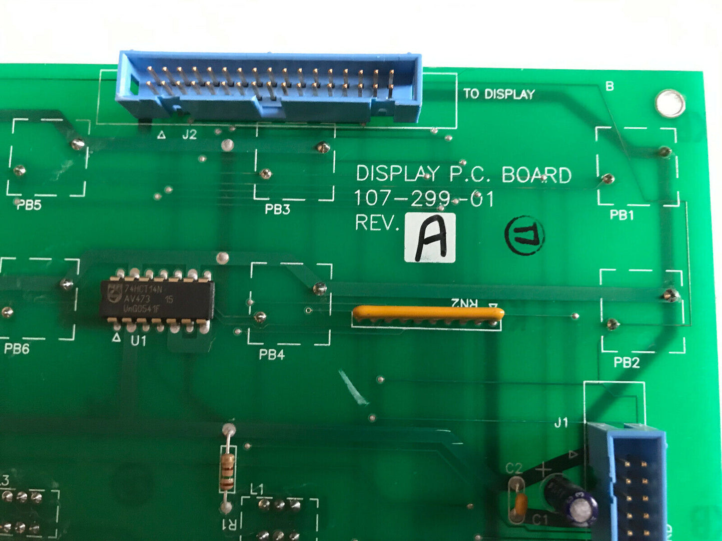 Conair 107-299-01 Rev A Display Pc Board,Sn