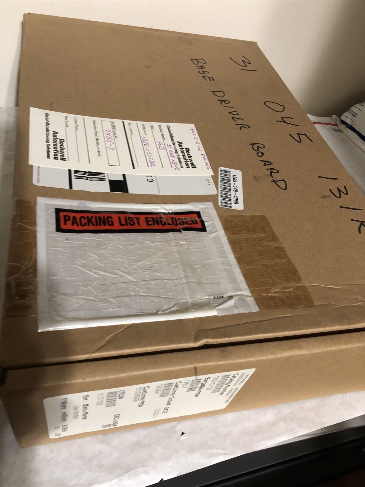 Allen Bradley 1336-151132 Power Supply,151132,7455-7,151083 Rev12,5Hp,380/460,Fc