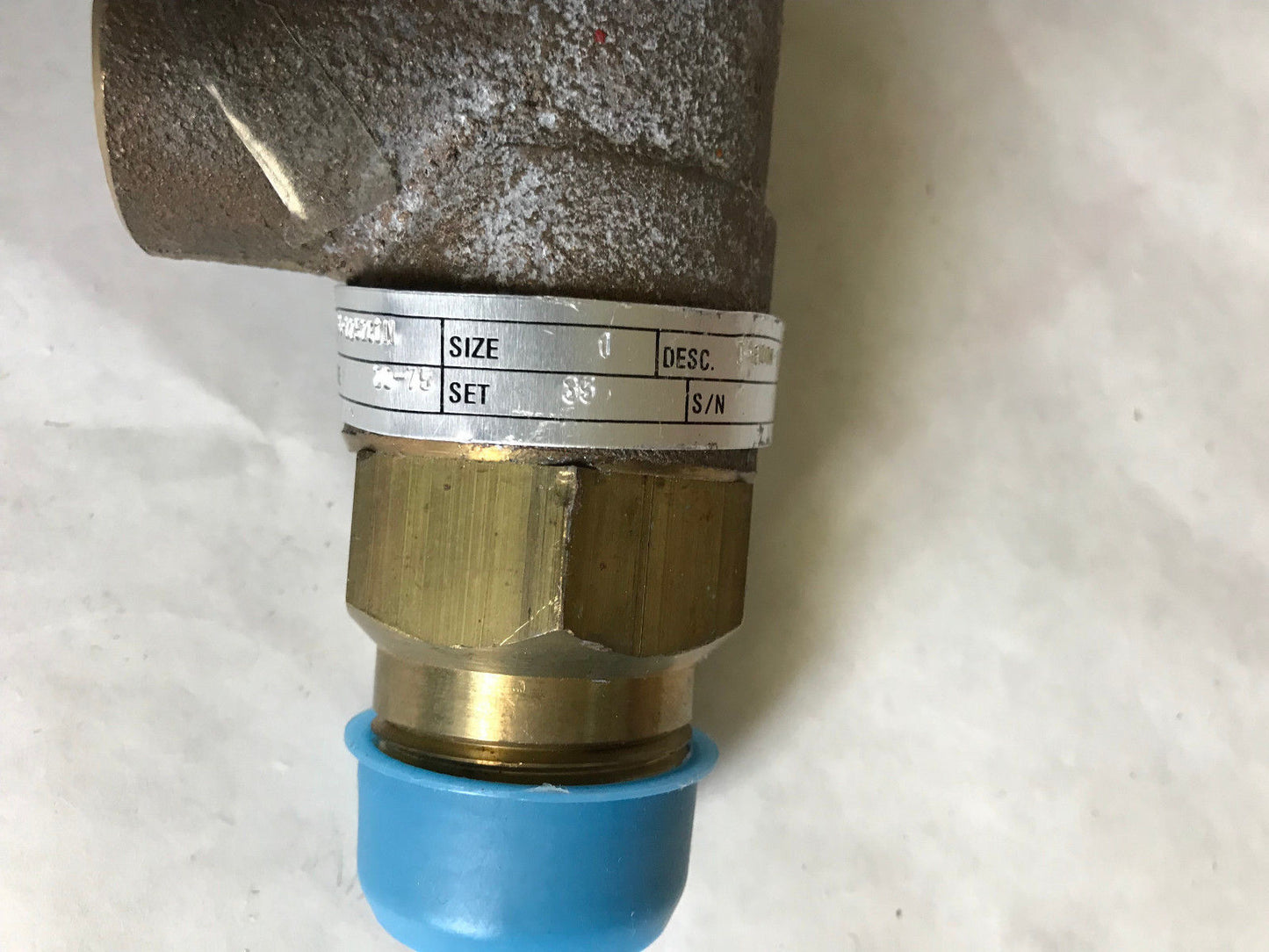 1" Taylor Tools 80-225261M,T8000 Safety Relief Valve T-1,35,20-75Psi,52-Cfm,Ad