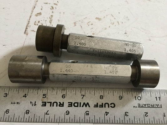 Used  Go No Go Gage, Go Nogo Guage 1.440,1452,1.400 The Pipe Machinery  ,Am