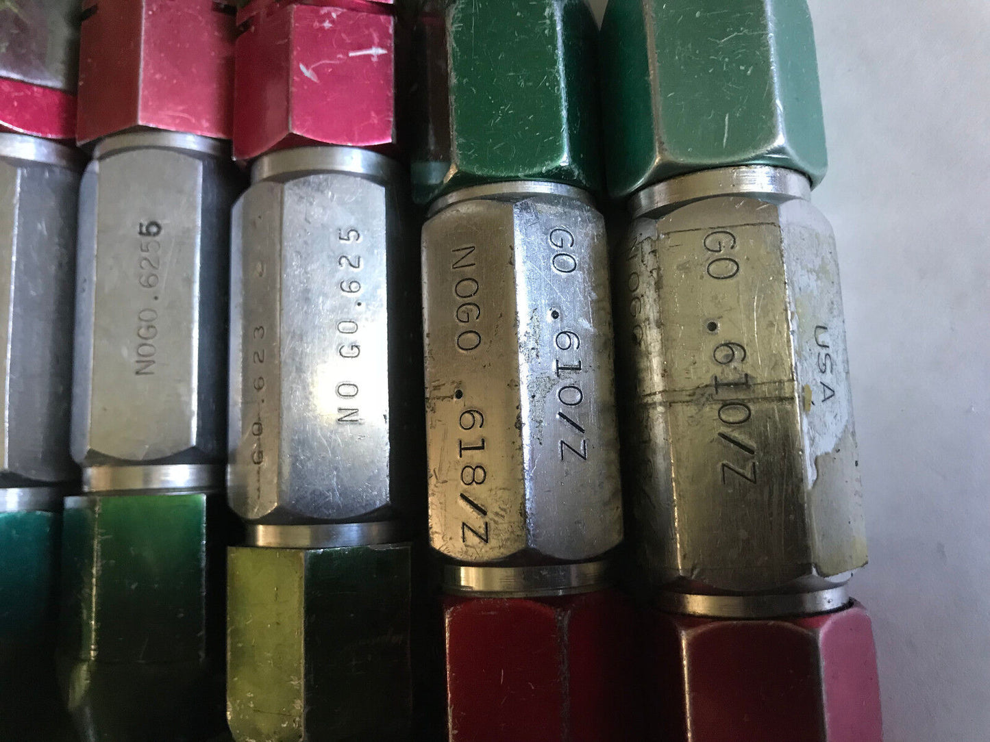 Lot Plug Gage Go Nogo Van Keuren .688,690,610,618,610/Z,618/Z,623,625,6250,Es