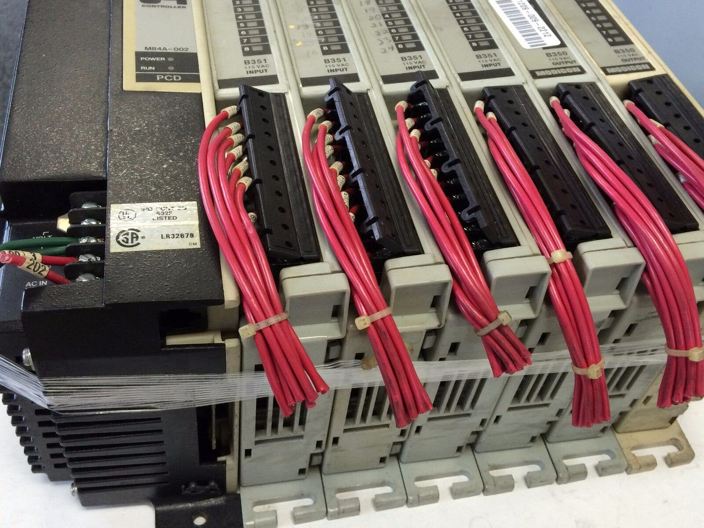 Gould As-M84a-002 Plc System Micro 84 Cpu,I/O's,B351,B350,Cu