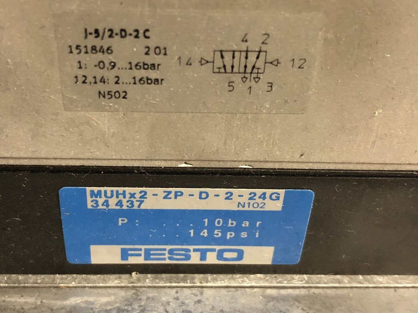 Festo Vimp-04-D-2 20859444 Muhx2-Zp-D-2-24G,Iepl04d2,Vigk-04-D-2 Valve,372735,Ev