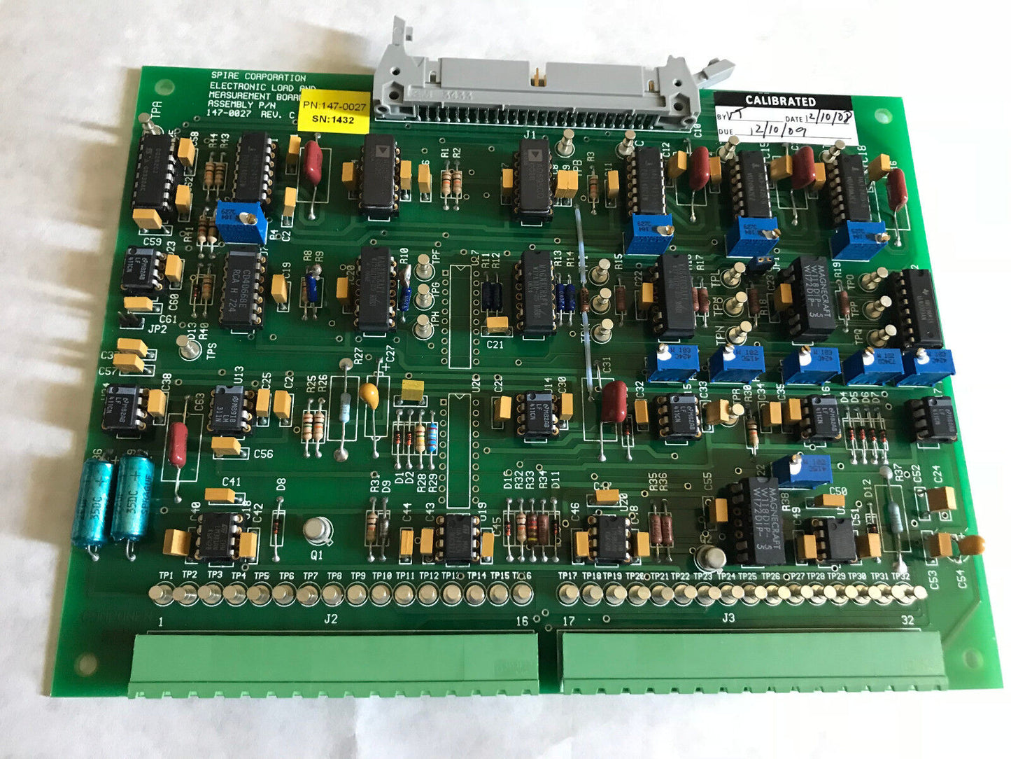 New Spire 147-0027 Electronic Load & Measurement Board Pcb ,Ag