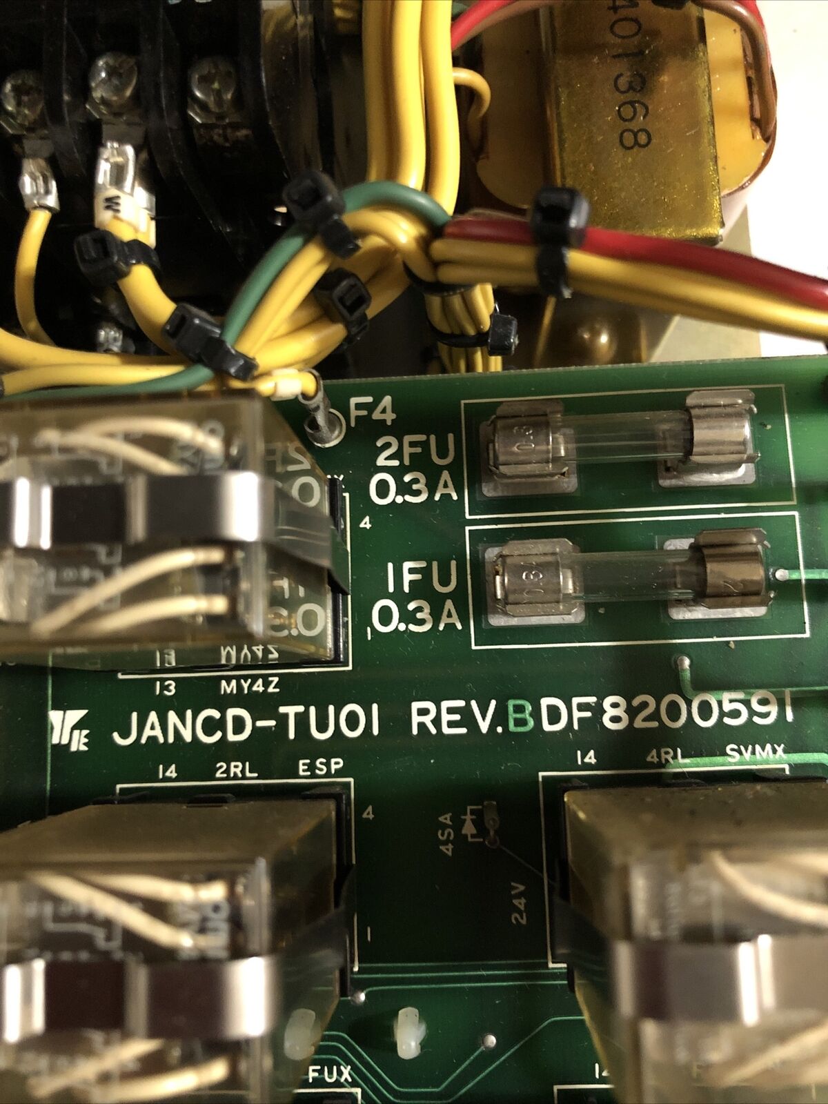 Yaskawa Jancd-Tu01,Jancd-Tu0i,Power Unit Jancd-Tuo1 Rev.B,Df8200591,Ni-10Et,Dj