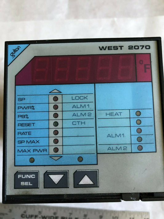 West 2070,9003-58 Temperature Controller 2070L02t1418h1000 C0042x00,Tf
