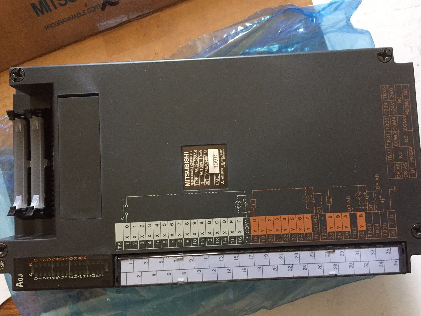 New Mitsubishi A0j2-E28ar Melsec Mitsubishi Aoj2e28ar Programmable Control,By,Eb