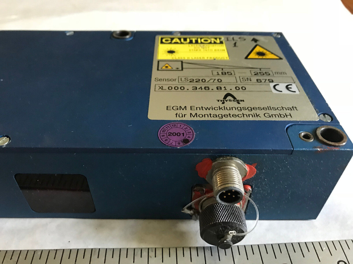 New Egm Xl000.346.81.00 Laser Head Sensor Egm Thyssen Ls220/70 Gmbh,Eq