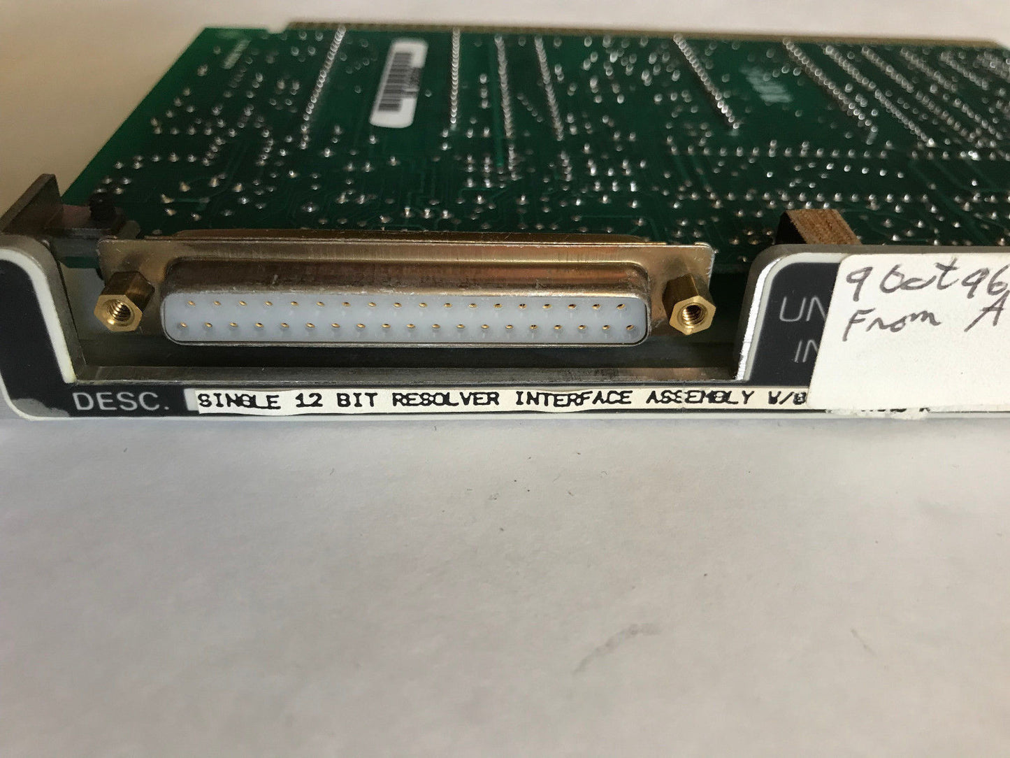 Unico 310-007 Resolver Interface Transducer Board 400056 Rev3,702-320.01 9229,Es