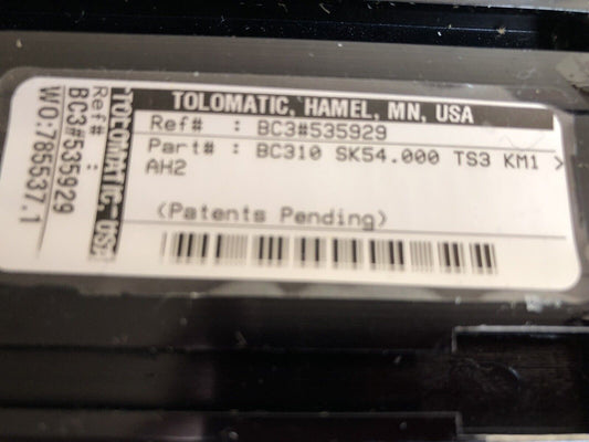 New Tolomatic Bc310 Sk54.000 Ts3 Km1 Ah2 Pneumatic Linear Rail,1260Mm Travel,Ck