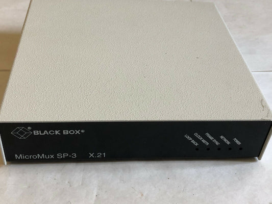 New Black Box Corp Micromux Sp-3 X.21 Dce Interface Balance Sp-3-Sdp X.21,An
