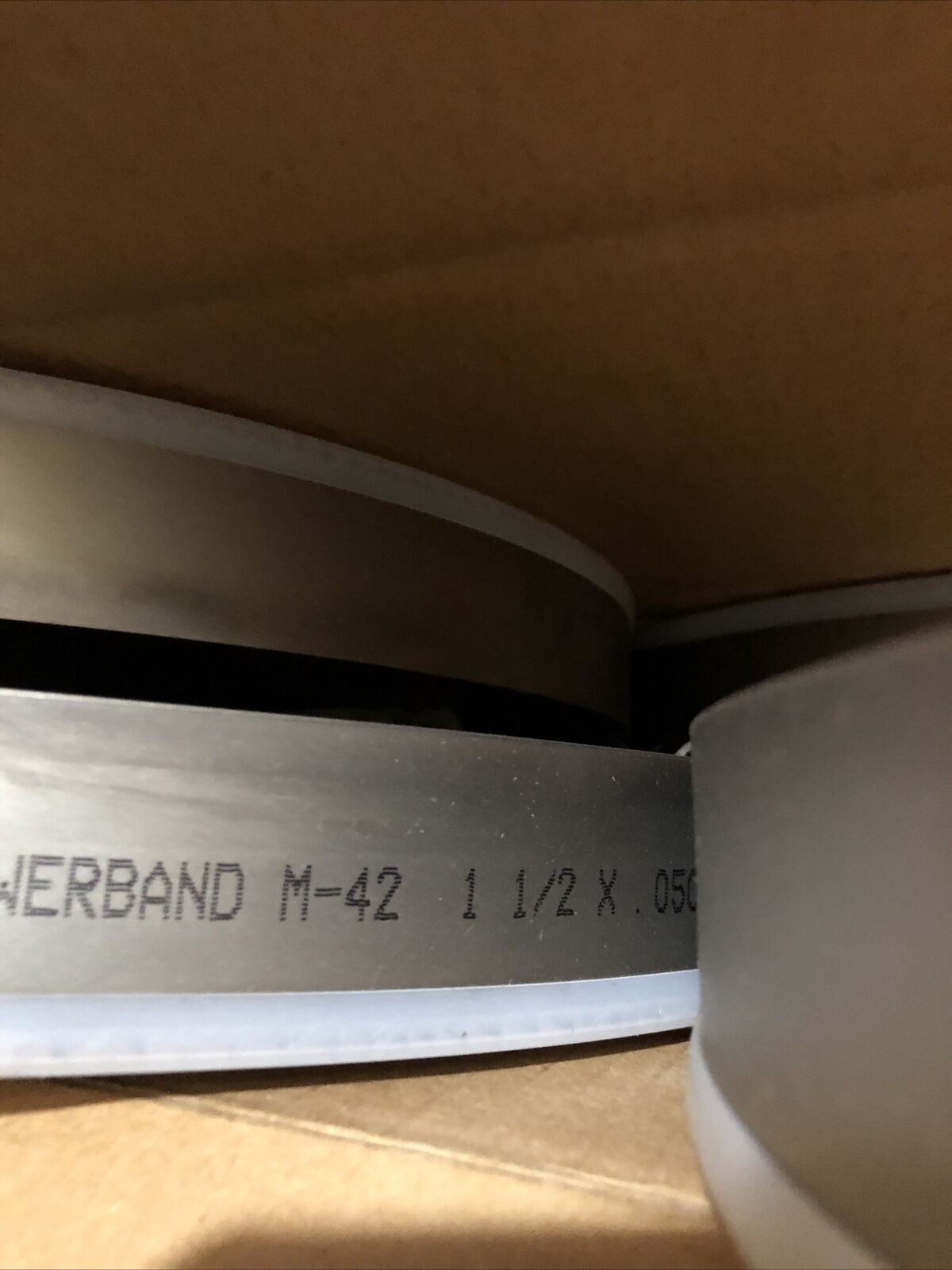 2 Starrett Powerband M-42 1 1/2X.050X4-6/S,99697-23,Bandsaw Blade,23'X1-1/2",By