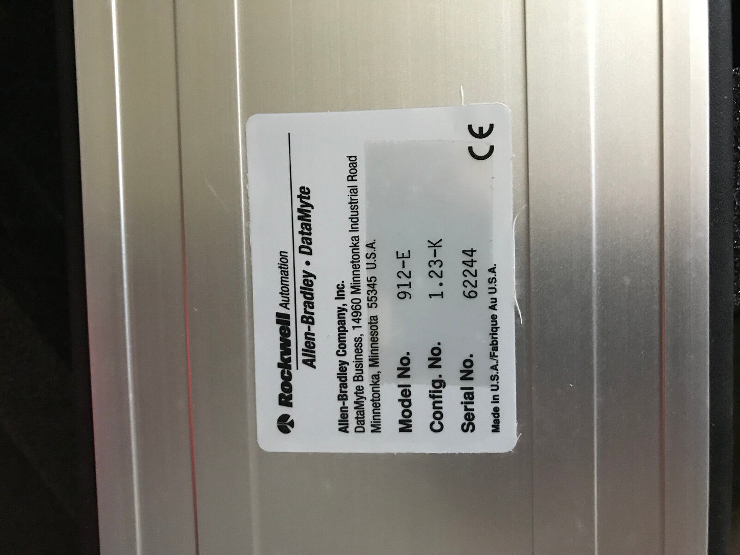New Allen-Bradley Datamyte 9000,Allen Bradley 912-E Data Colletion System,Er