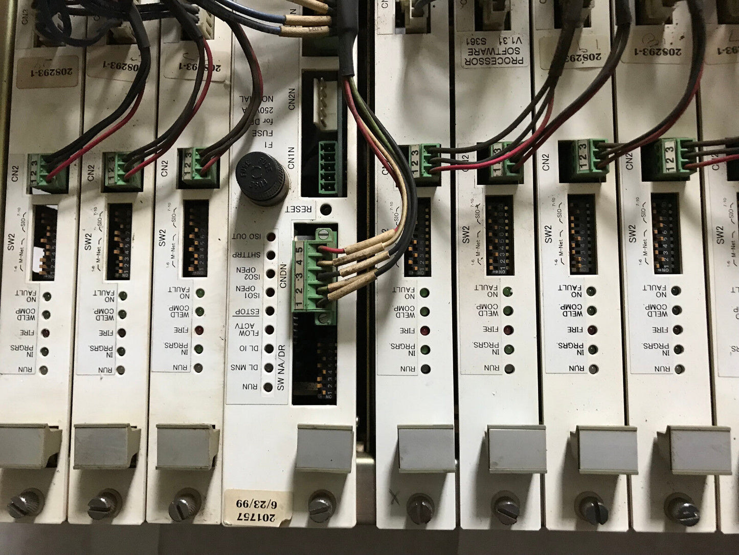 Wtc Mr01-P22a Power Module,Nb01-D10a,Ga03-T21b Timer Module,Dn Module,Aa