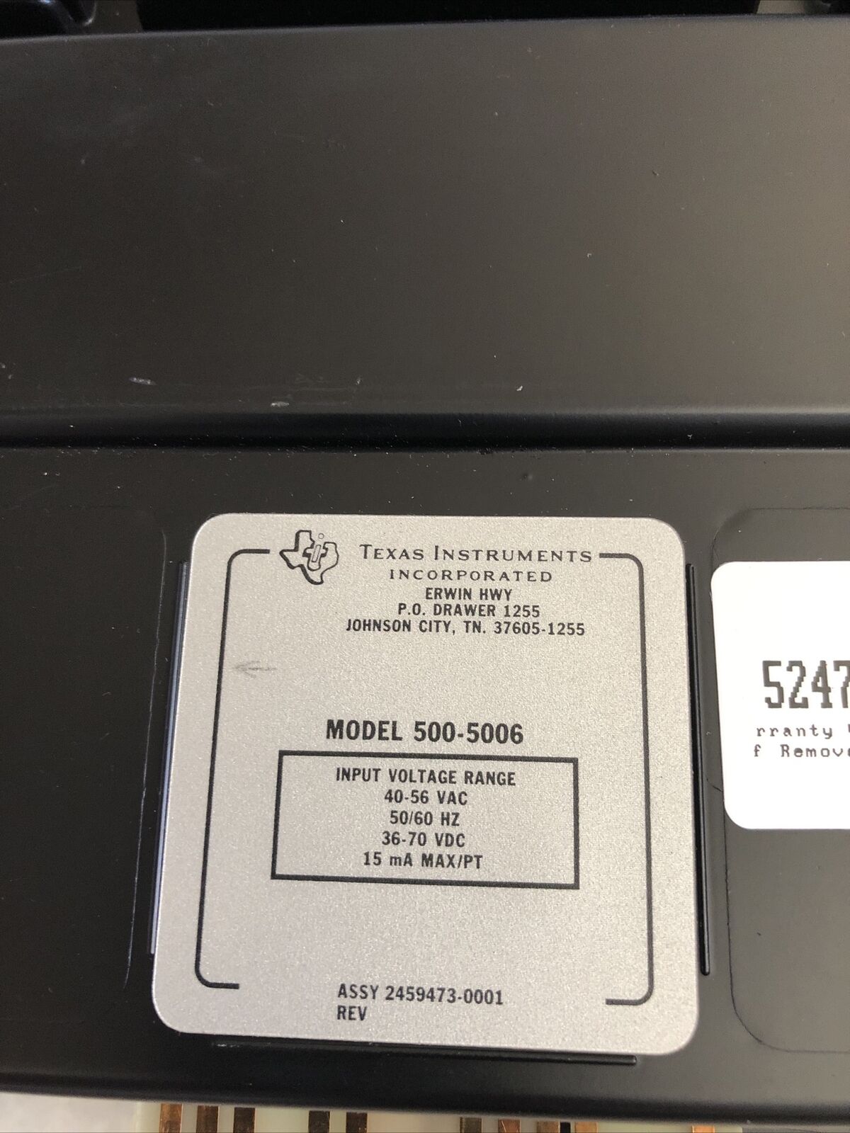 Texas Instruments 500-5006 Siemens Digital Input 500 8In 48Vac/Dc ,Bh