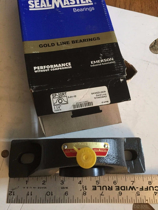 New Sealmaster Sp-20Rt 1-1/4",2-13B,Bo 1-14T Pillow Block Bearing,Br