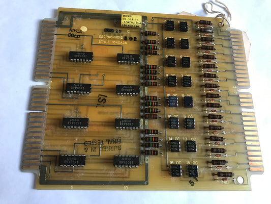 Westinghouse 1640A36g02 Control Board 227P657h01d 227P657ho1d Style 1640A36,St