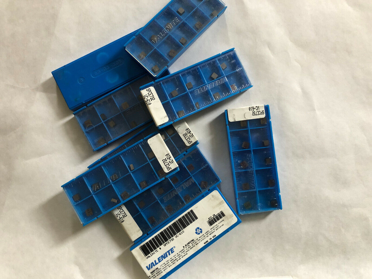 New Lot 90 Valenite Spce732 Vc610 Carbide Inserts Vc-610 ,Sv