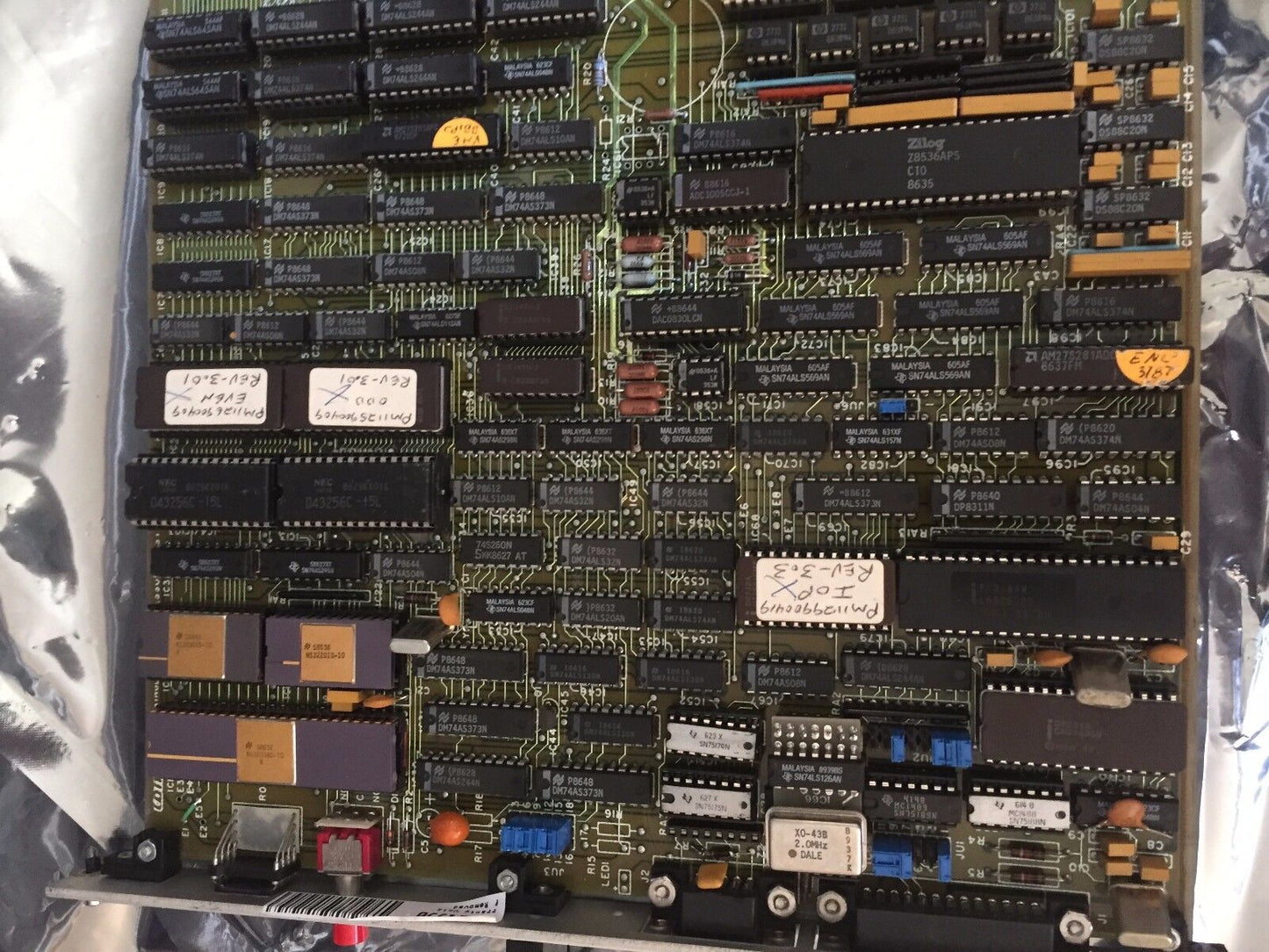 Contraves J1,Rs232,709150,7091501 Control Board Single Axis Processor,Cv