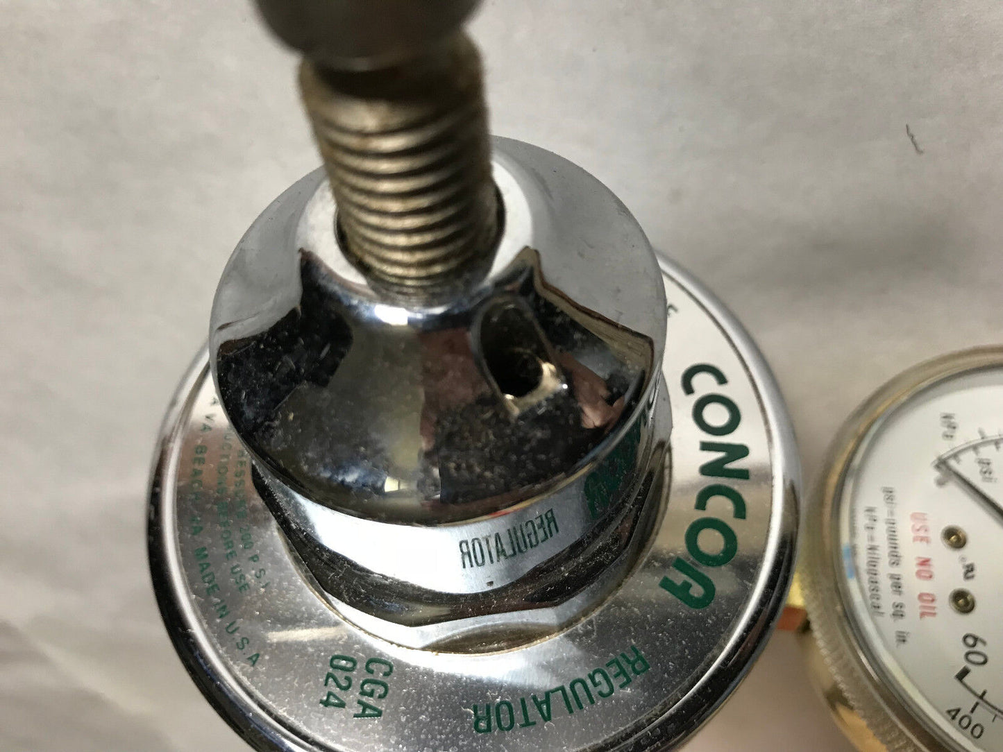 Concoa 1806 Airco 1806-9931 Oxygen Regulator 1806 9931 Cga 024,60Psi,400Kpa,Ah