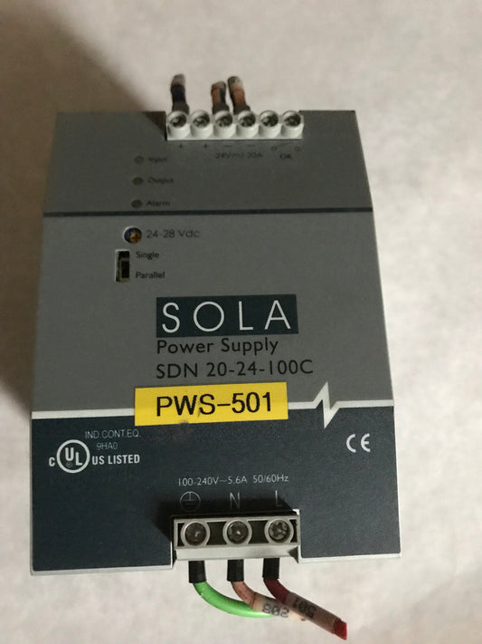 Sola Sdn 20-24-100C,Sola Emerson Sdn 20-24-100C Power Supply,Ej