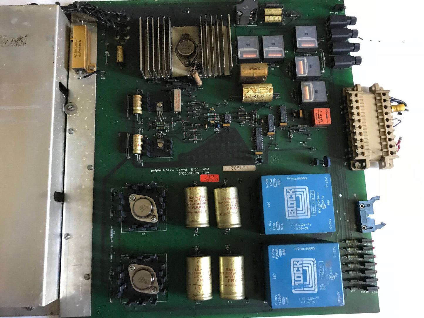 Agiepuls Mm Wire Edm Machine Agie Pmo-02B Power Module Output,Agie 614030.5,Ag
