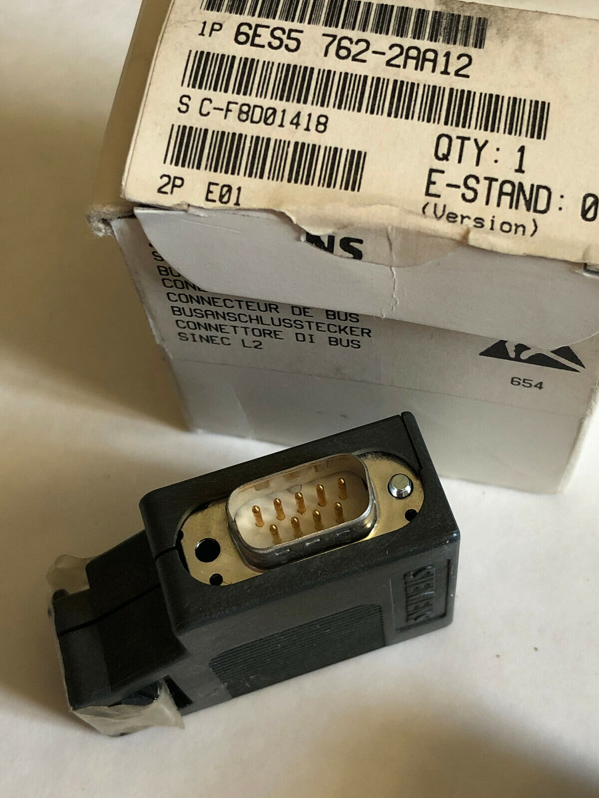New Lot 2 Siemens 6Es5 762-2Aa12 Bus Connector Sinec L2 ,Ex