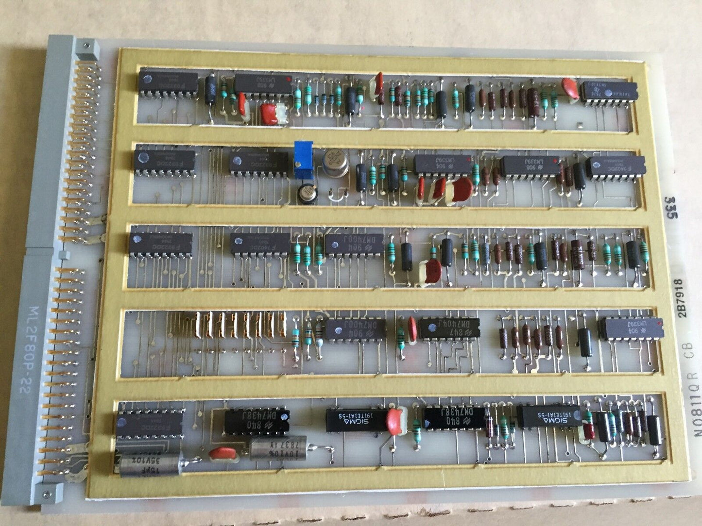 New Foxboro Ml2f80p-22,N0811qr Cb,No811qq-E,2B7918 Board ,Db