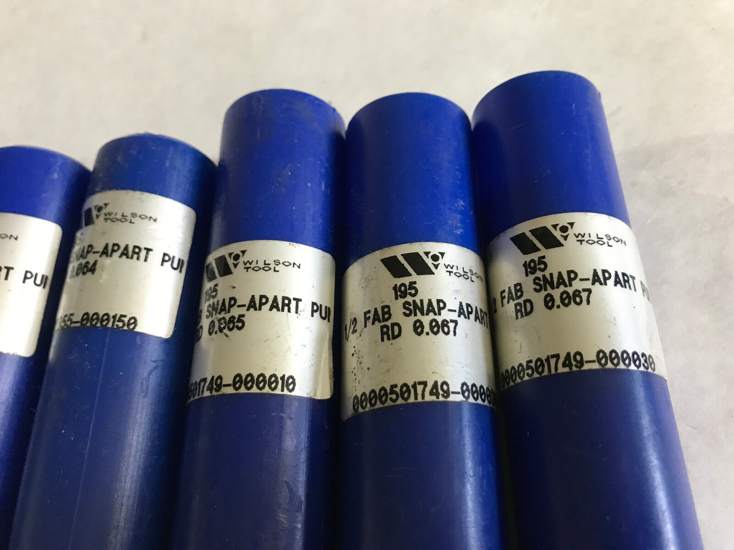 Lot Wilson Tool Strippit 1/2 Fab 195 Snap-Apart Punch & Die Rd 0.064,.065 Rd,Es