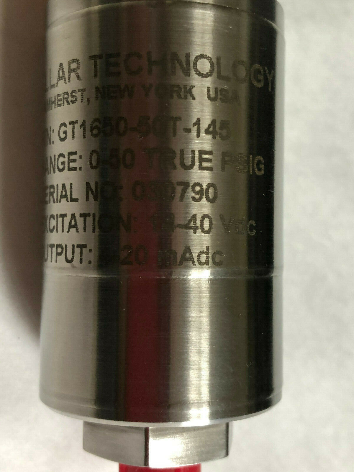 New Stellar Gt1650-50T-145 Technology Pressure Transducer  ,Bp