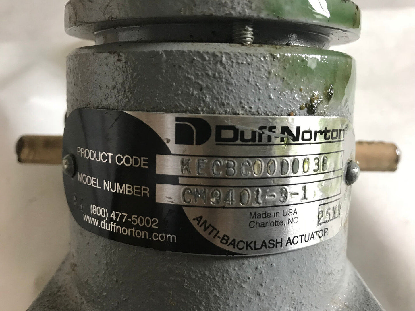 New Cm9401-3-1 Duff-Norton Anti-Backlash Actuator Duff-Norton Kecbc00d003b,Aj