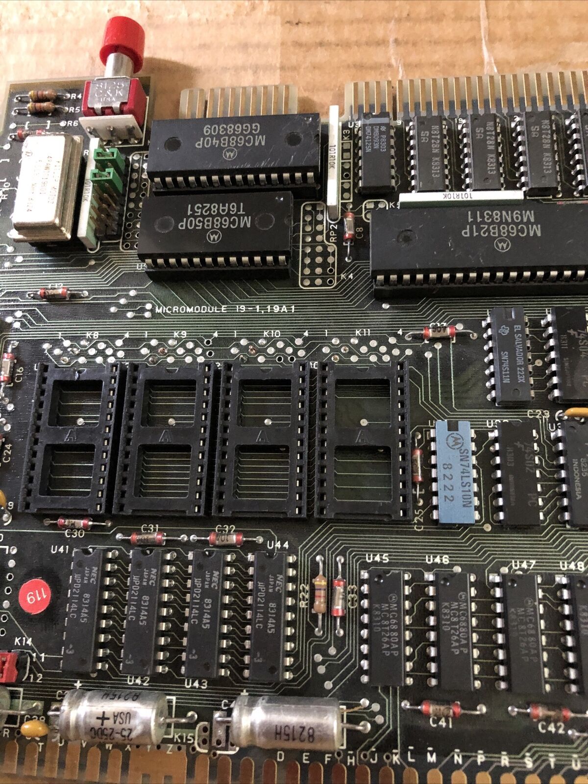 Motorola 84Ew8062b01,84Ew8062bq1 Micro Module 01Ew3062b02,Rev B,84Ew8062bo1,Cs