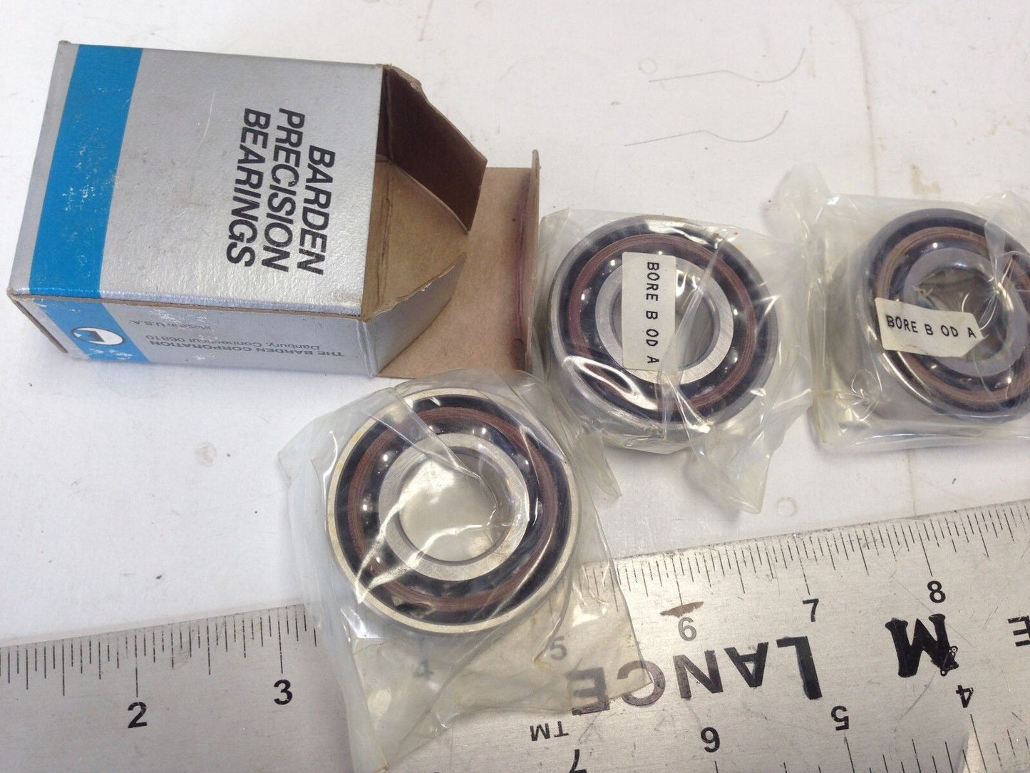 New Barden 204Hdm Super Precision Bearings,20 X 47 X 14Mm Thrust Usa,Dk