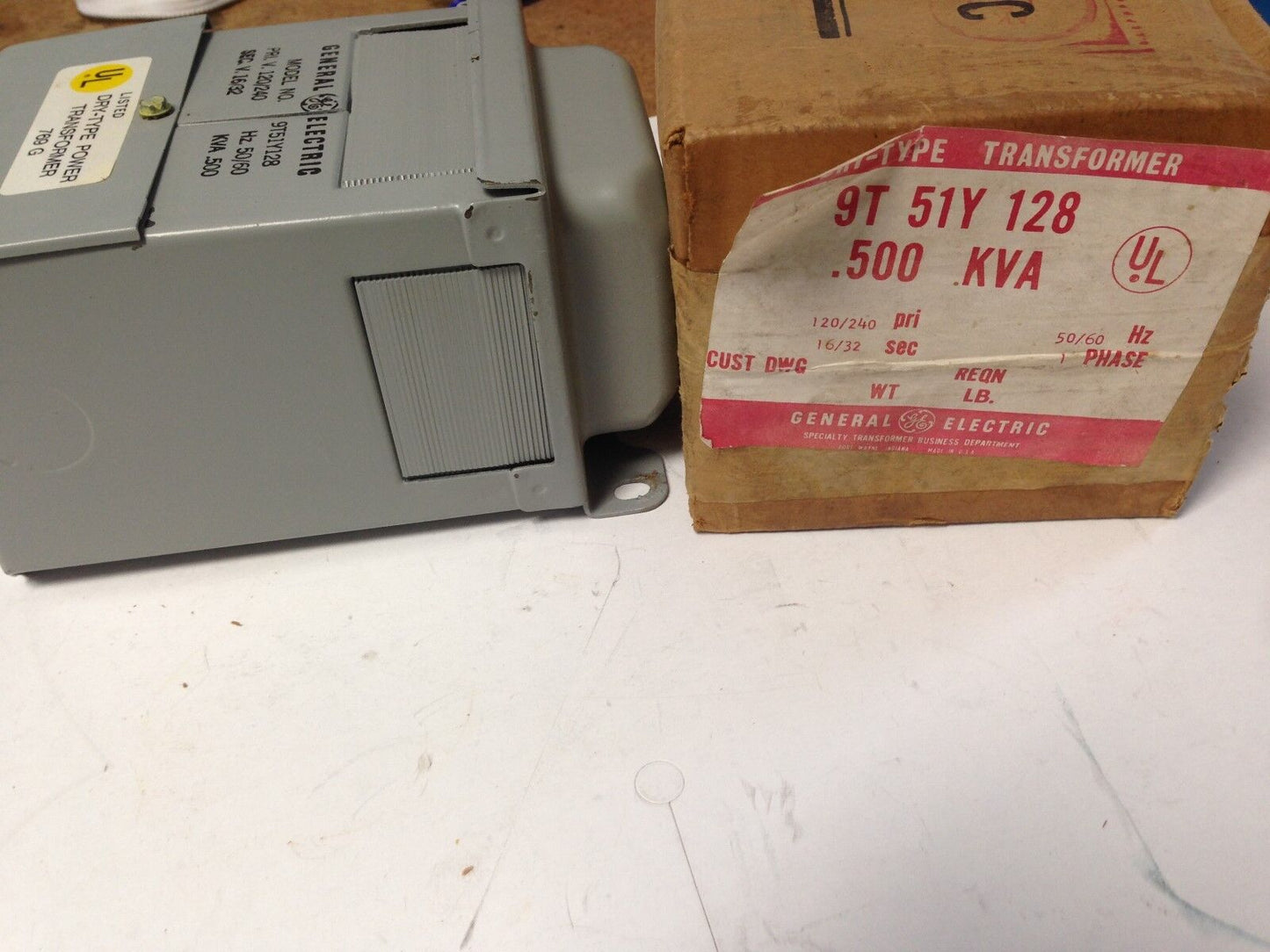 Ge 9T51y128 General Electric 9T 51Y Transformer Dry-Type Power 769G 120/240V,Ey