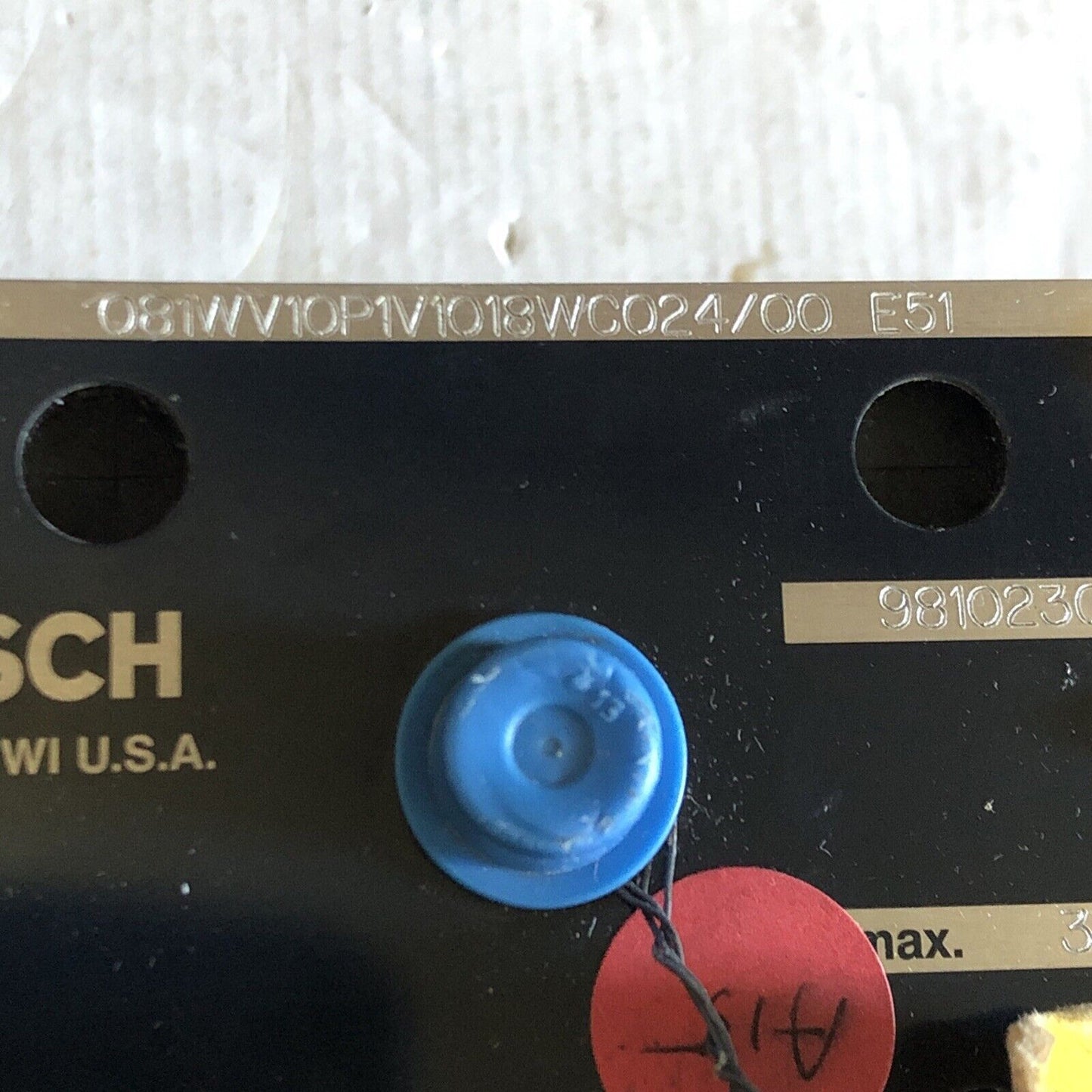 Bosch 081Wv10p1v1018wc024/00 E51 Hydraulic Proportional Solenoid Valve,24 Vdc,Ae
