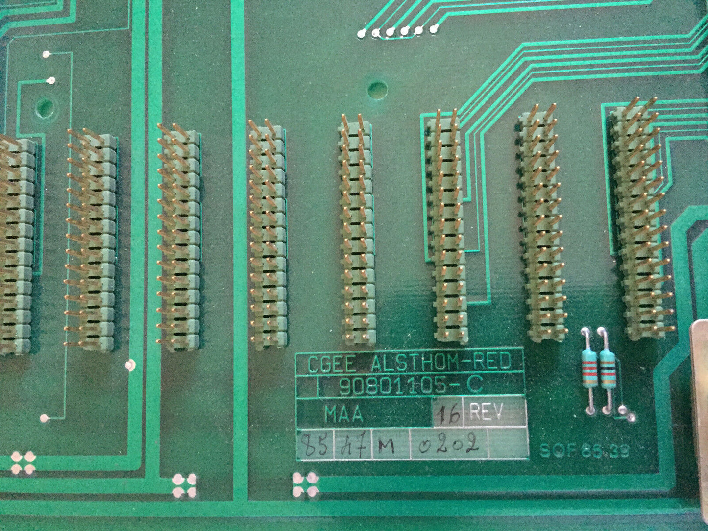 Cgee Alsthom Maa, 90801105-C Cgee Alsthom-Red Pcb Board,Cz