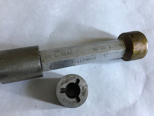 The Pipe Machinery Inspection Gage Go No Go Plug Gage 1.3140 1.3240 1.301,Ep