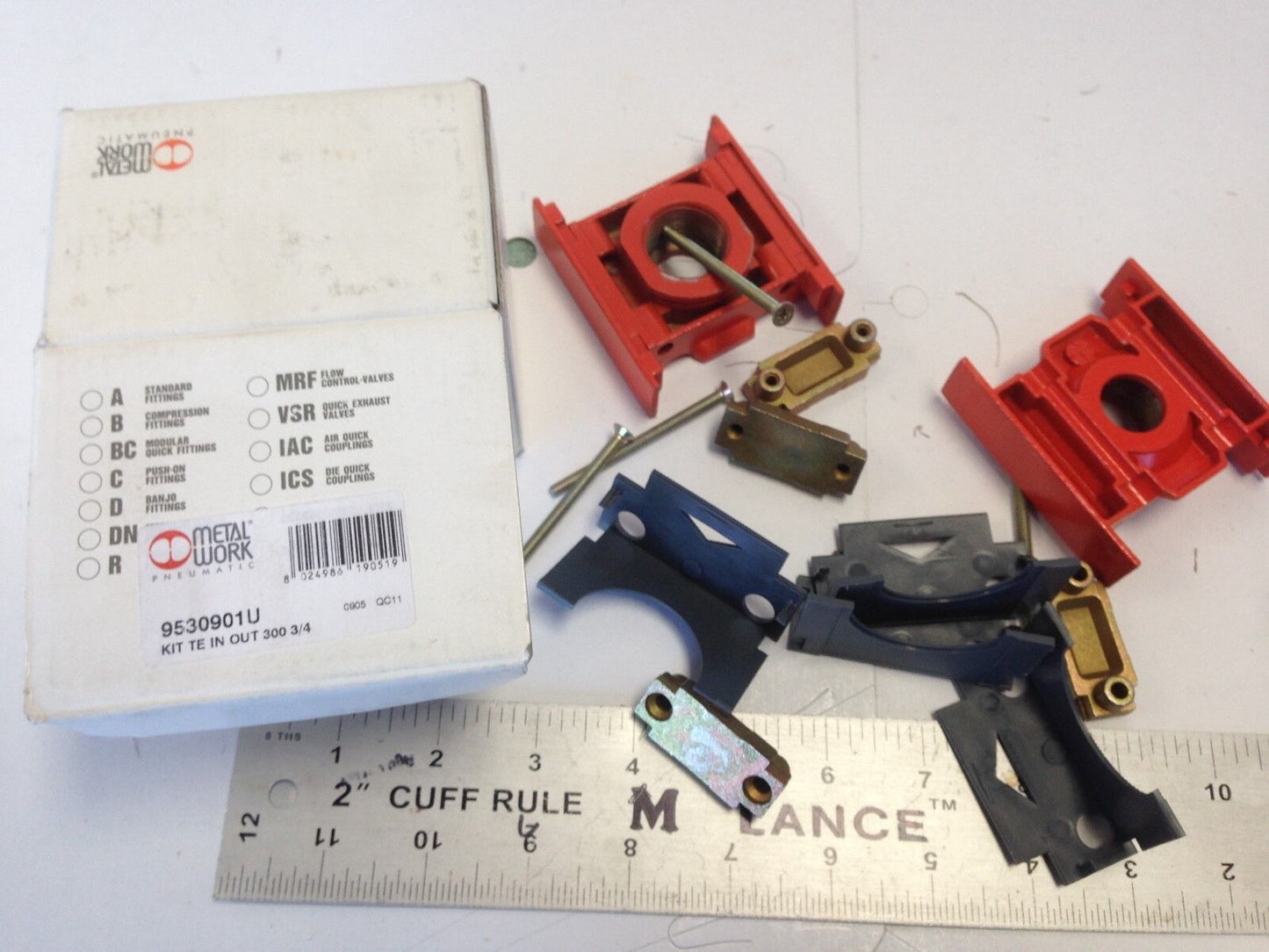 Metal Work 4470001Ua Pneumatic Lockout V3v300,9530901U, 3/4 Npt End Plate Kit,Dg