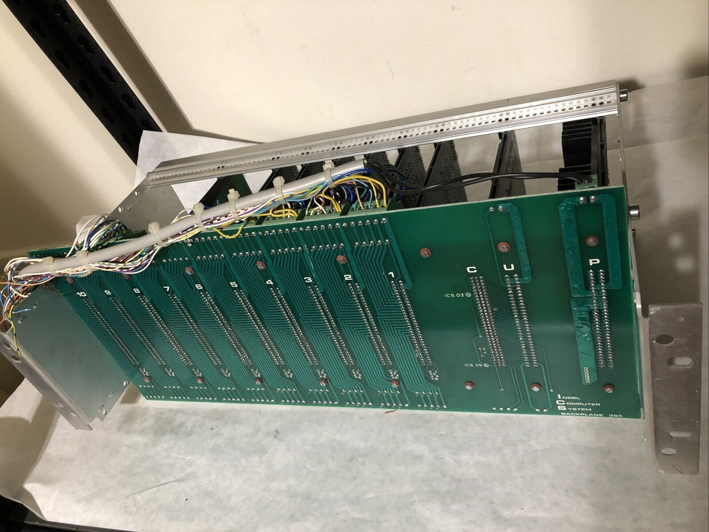 Indel Backplane & Rack,Ics 354, 434A,8Xtc/44D,16Xpa,1Cs02,Ksu5 Plc Controller,Fj