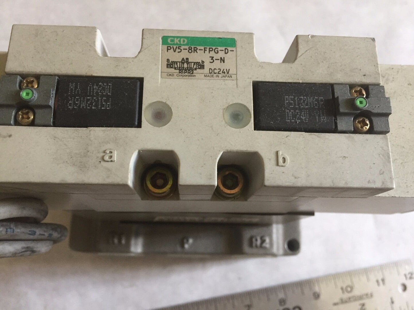 3/4 Ckd Pv5 8R Fpg D 3 N,Cmf2-Pc Pneumatic Solenoid Valve Ps132m6r Dc24v Yw,Am