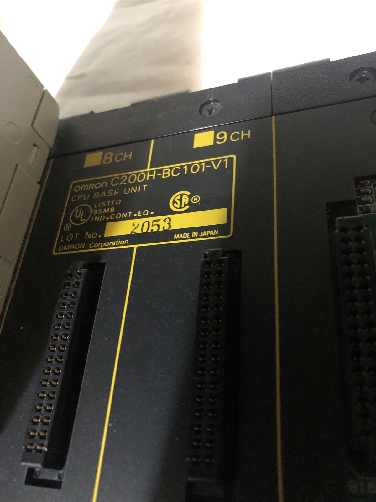 Omron Sysmac Oc222,Id212,C200h-Ad001,C200h-Oc222,C200h-Id212,C200h-Bc101-V1,Bq