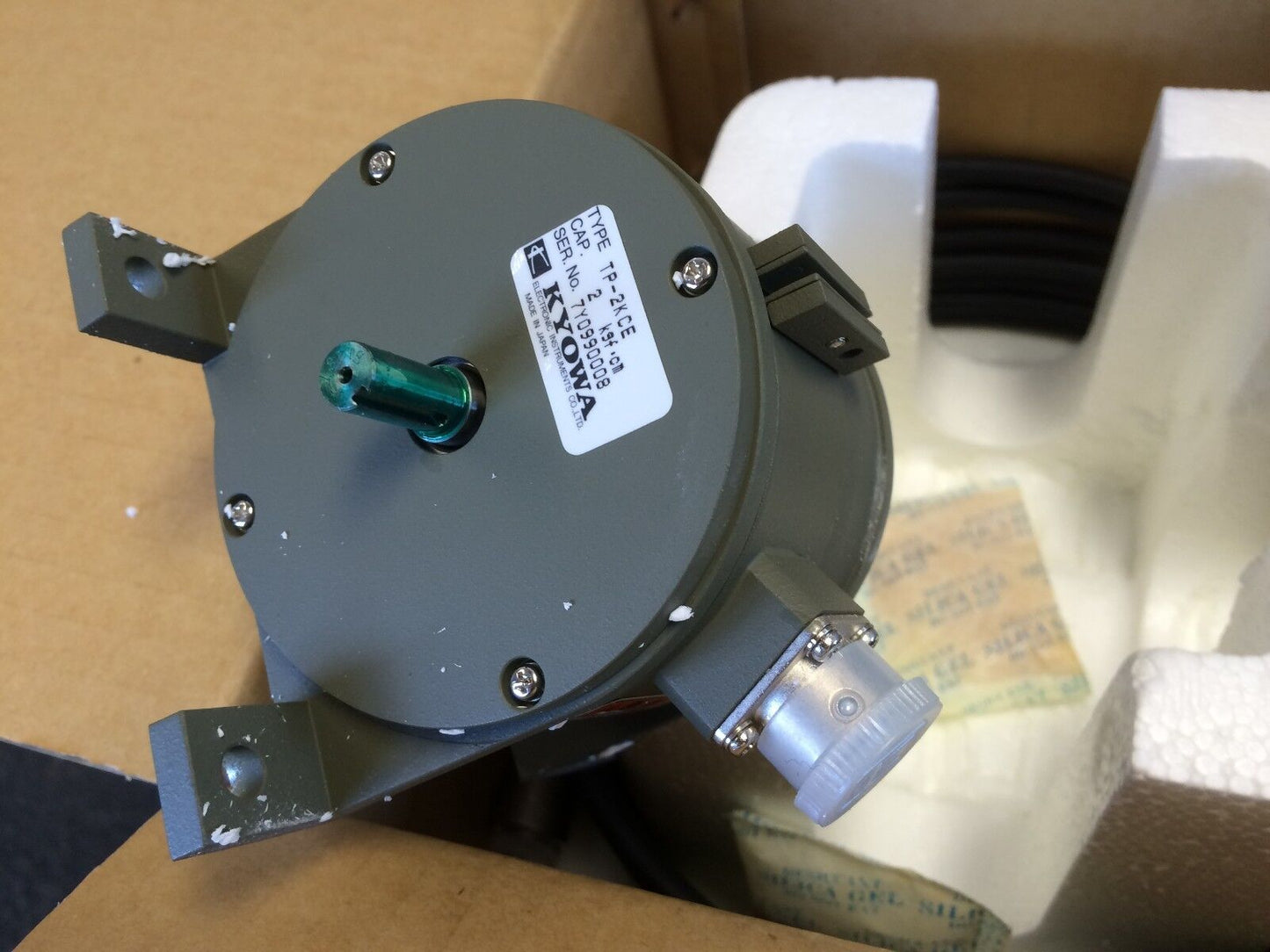 New Kyowa Tp-2Kce High-Speed Torque Transducer, 2 Kgf-Cm,Fc