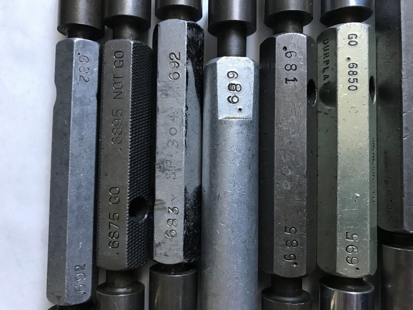 Lot The Pipe Machinery Go No Go Plug Gage,.681 .695,.685,.688,.691,.6850,.695,Et