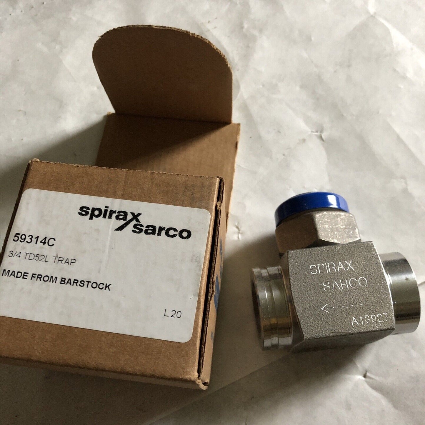New 3/4" Spirax Sarco Td52l,B.M.39314C Thermo Dynamic Steam Trap Cool Blue,En,Tg