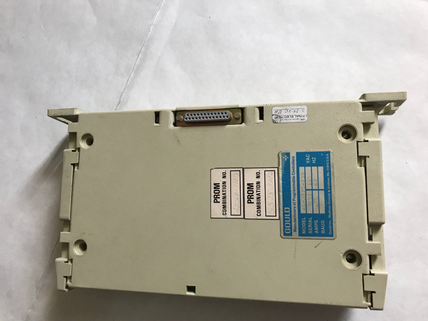 Modicon J375 Modbus Adapter Module Gould Plc As-J375-010,.25Amps 115V,Sa