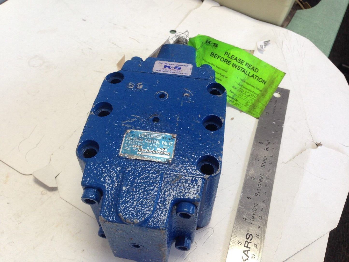 Vickers Rg-10-D8-22-Ja-J, Rg-10-D2-22-Ja-J  Pressure Control Valve,Dg
